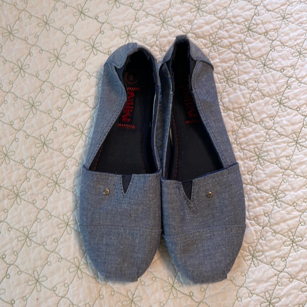 Denim slip on Target Tom’s